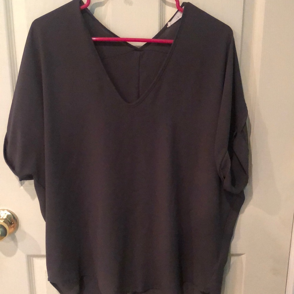Olive green blouse